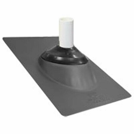 LIGHT HOUSE BEAUTY 3 in. Galvanized Steel Base Roof Flashings - Gray LI3241021